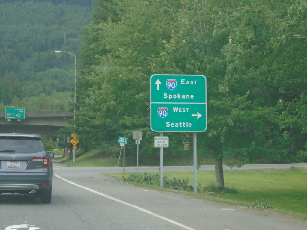 WA-202 East at I-90 Junction