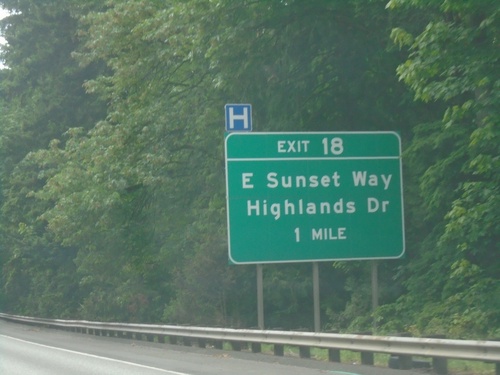 I-90 West - Exit 18