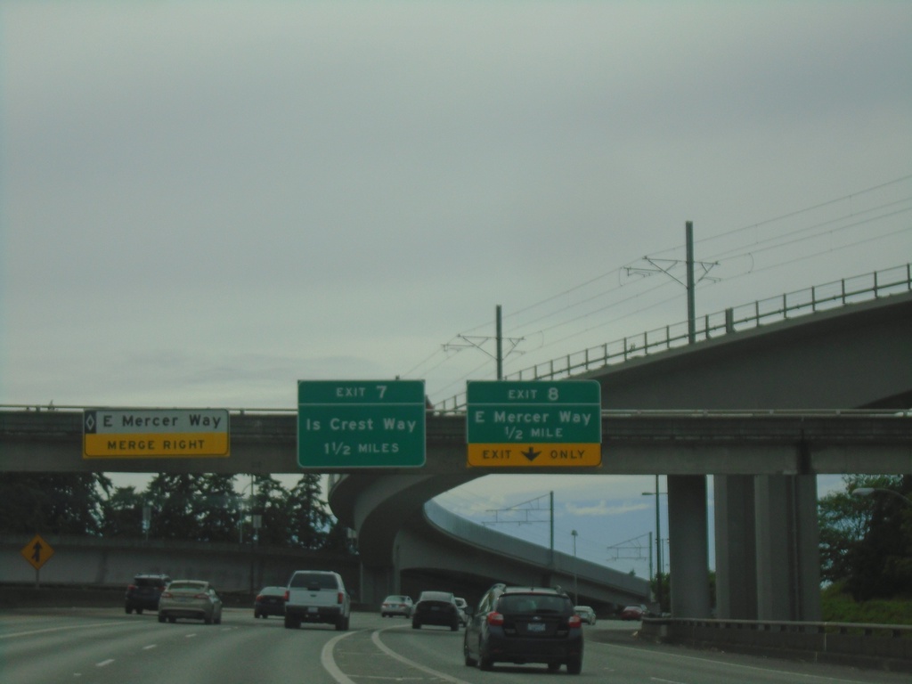 I-90 West - Exits 8 and 7