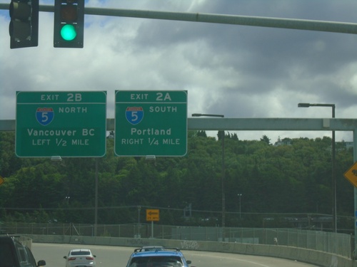 I-90 East - Exits 2A and 2B