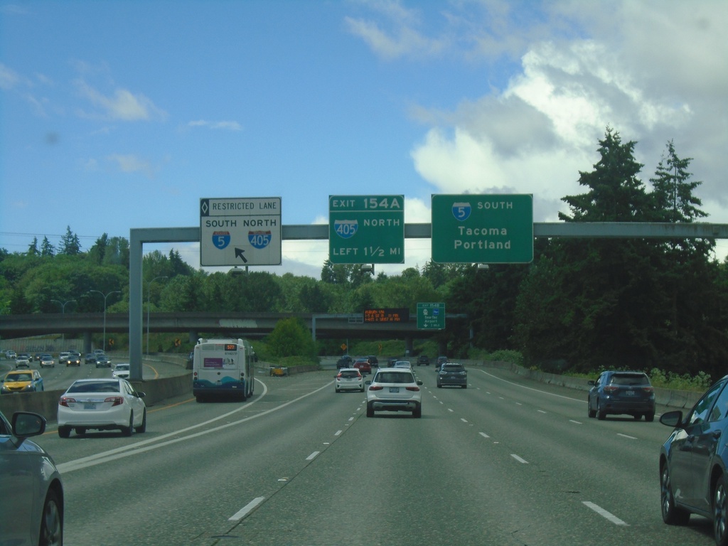 I-5 South - Exit 154A