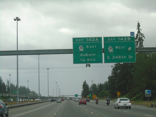 I-5 South - Exits 142B and 142A