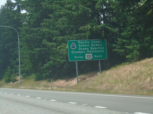 I-5 South - US-101 Advance Signage