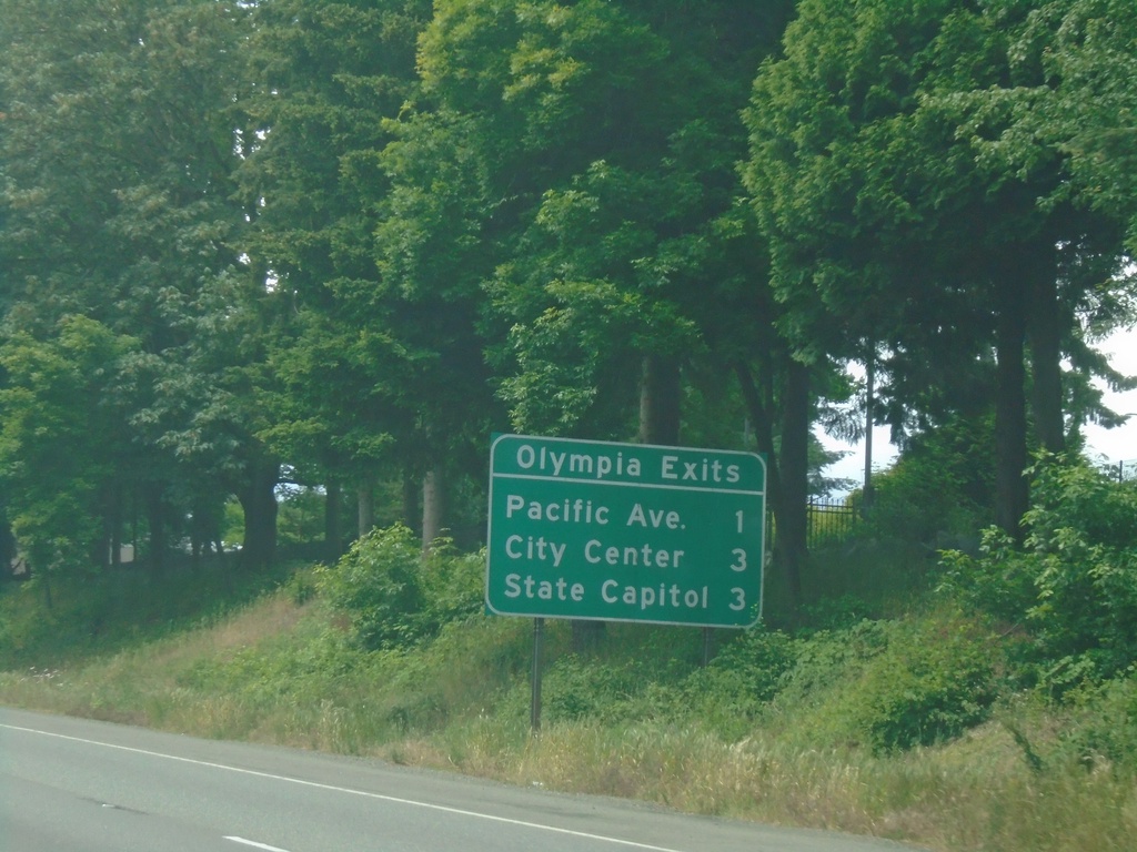 I-5 South - Olympia Exits