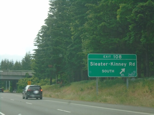 I-5 South - Exit 108