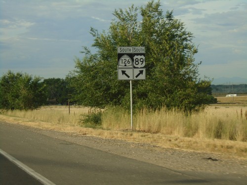 US-89 South Approaching UT-126