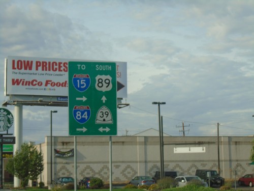 US-89 South at UT-39