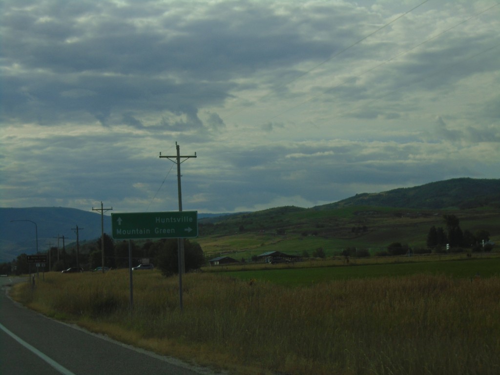 UT-39 East Approaching UT-167