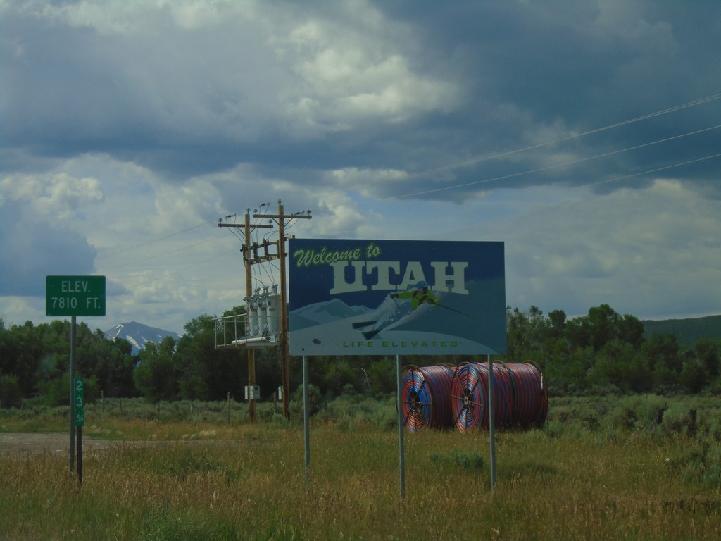 UT-150 South - Welcome To Utah