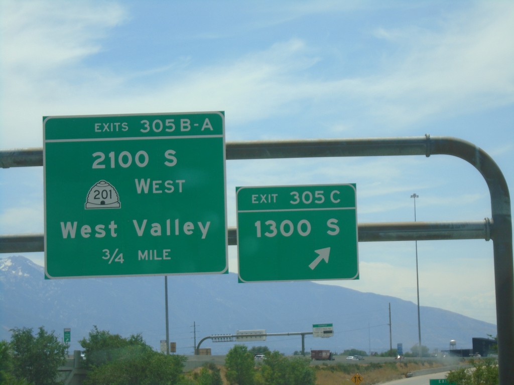 I-80 East/I-15 South - Exits 305 A-C