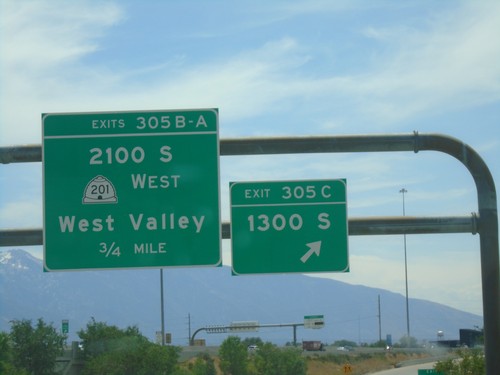 I-80 East/I-15 South - Exits 305 A-C