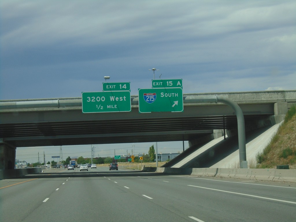 UT-201 West - Exits 15A and 14