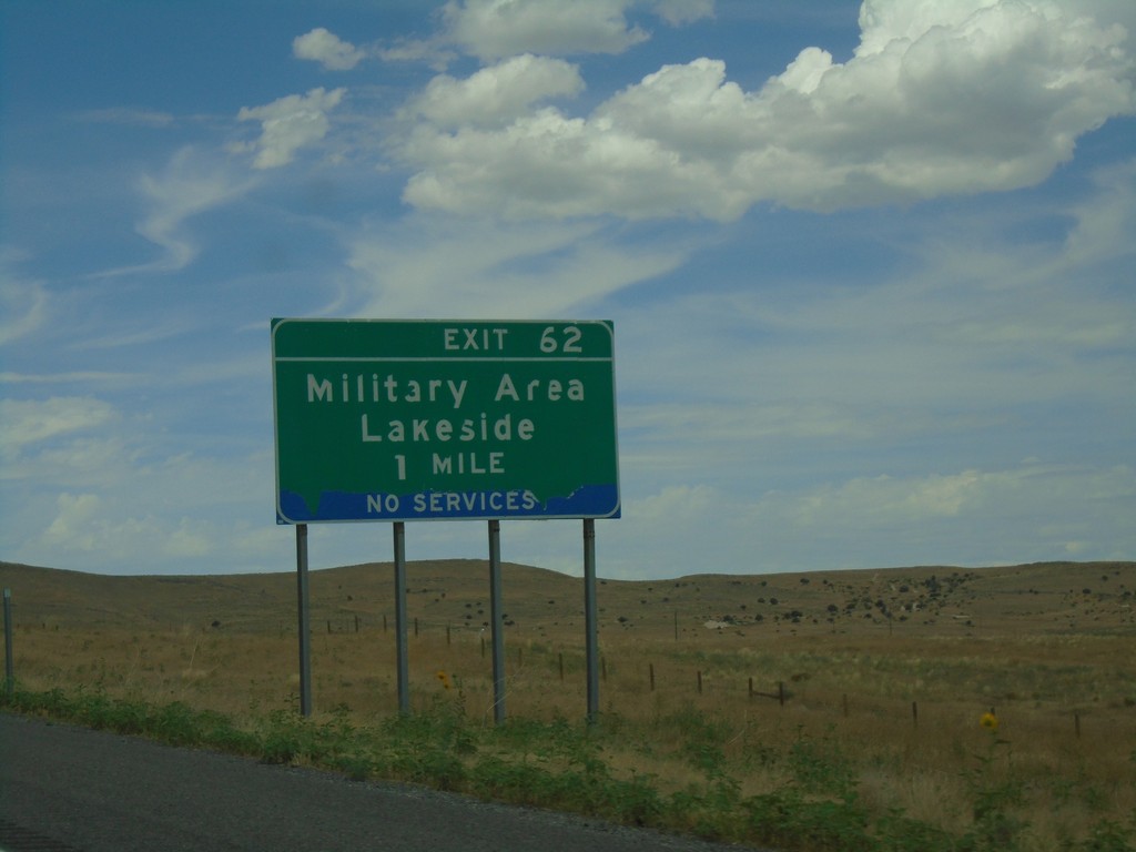 I-80 West - Exit 62