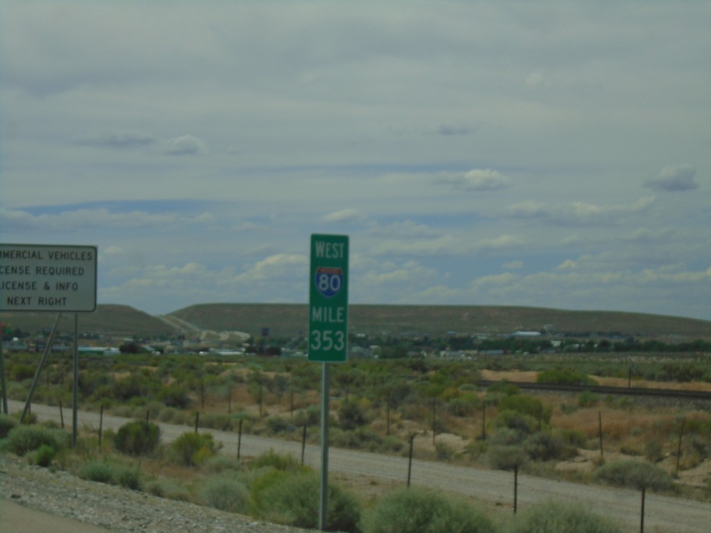 I-80 West - Mile 353