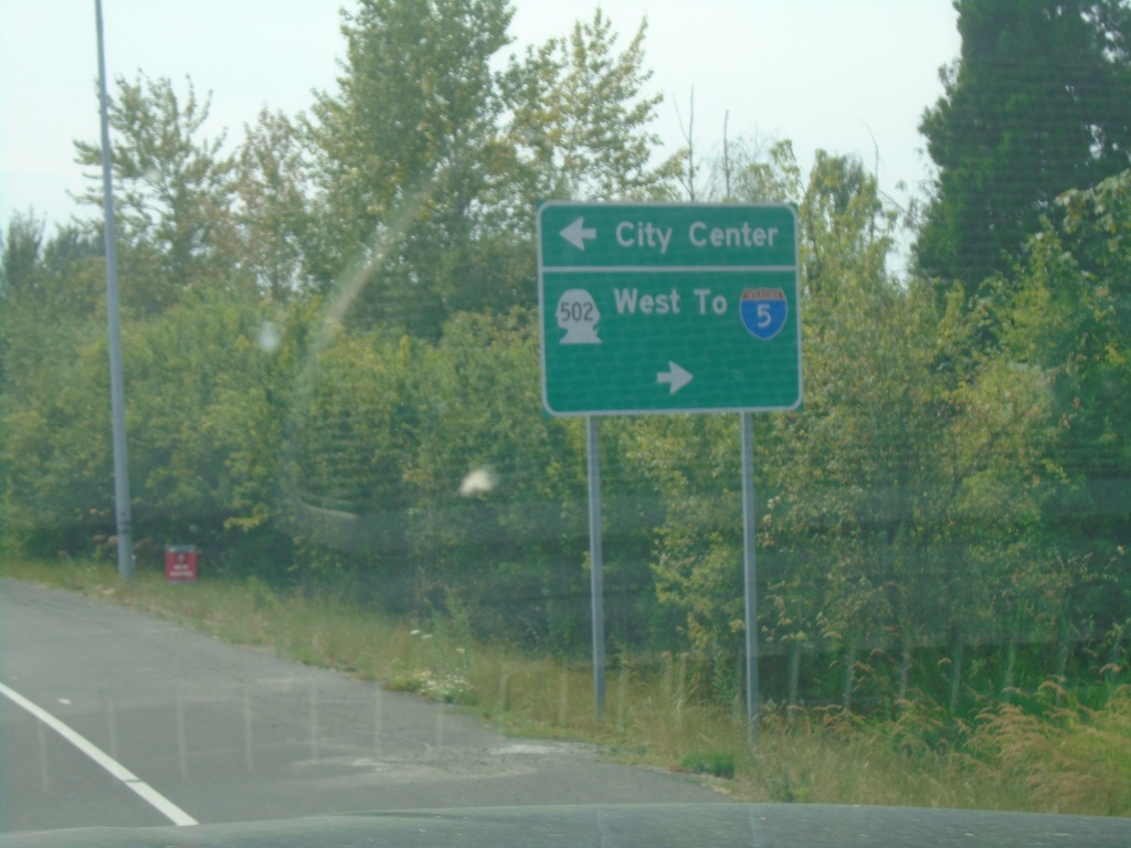 WA-503 South at WA-502 (Main St.)