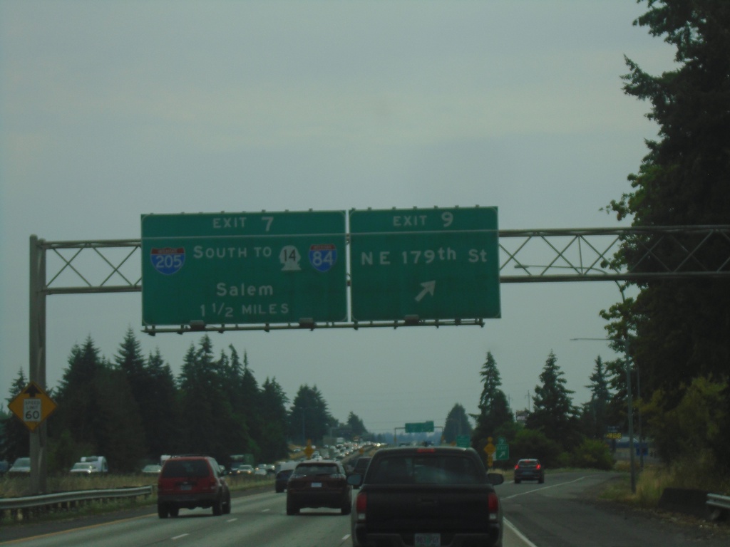 I-5 South - Exits 9 and 7