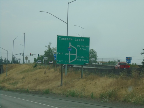 I-84/US-30 East - Historic Columbia River Highway Diagram