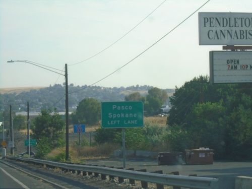 US-395 North Approaching I-84