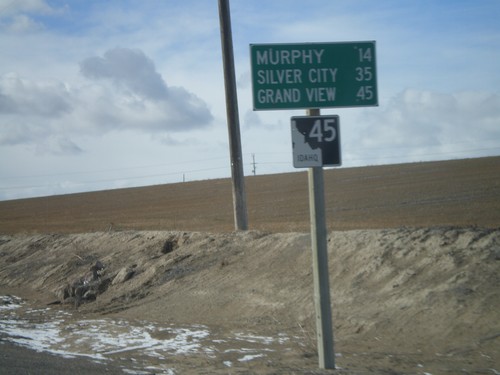 ID-45 South - Distance Marker