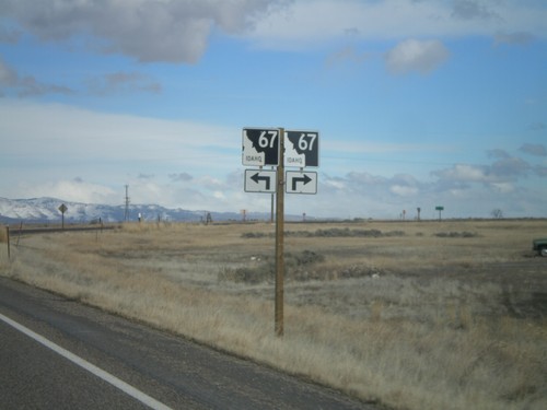 ID-167 East Approaching ID-67