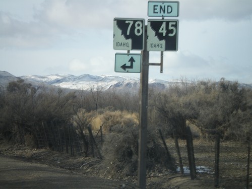 End ID-45 South at ID-78