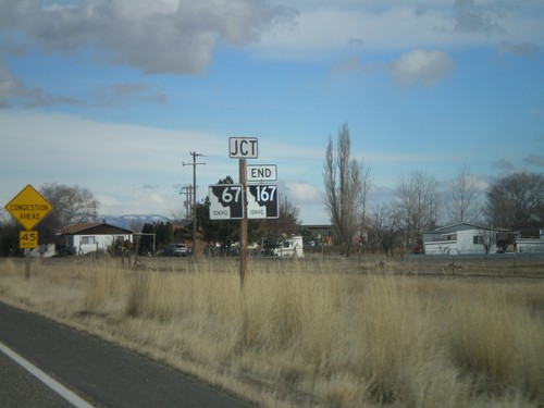 ID-167 East Approaching ID-67