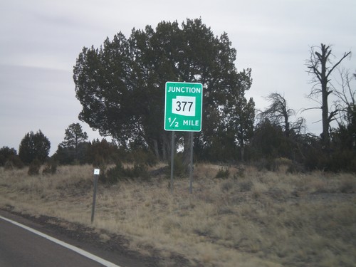 AZ-277 East Approaching AZ-377