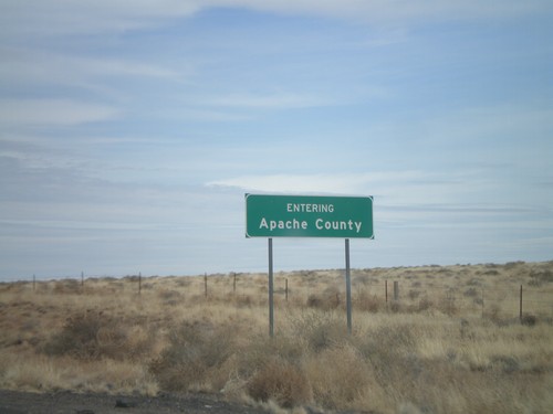 I-40 East - Entering Apache County