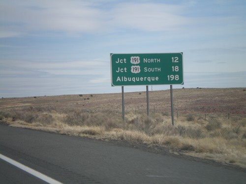 I-40 East - Distance Marker