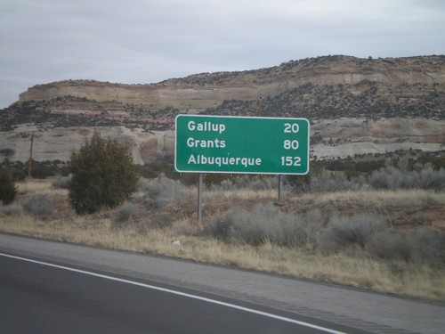 I-40 East - Distance Marker