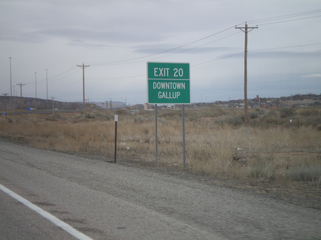 I-40 East Approaching Exit 20