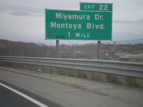 I-40 West Approaching Exit 22