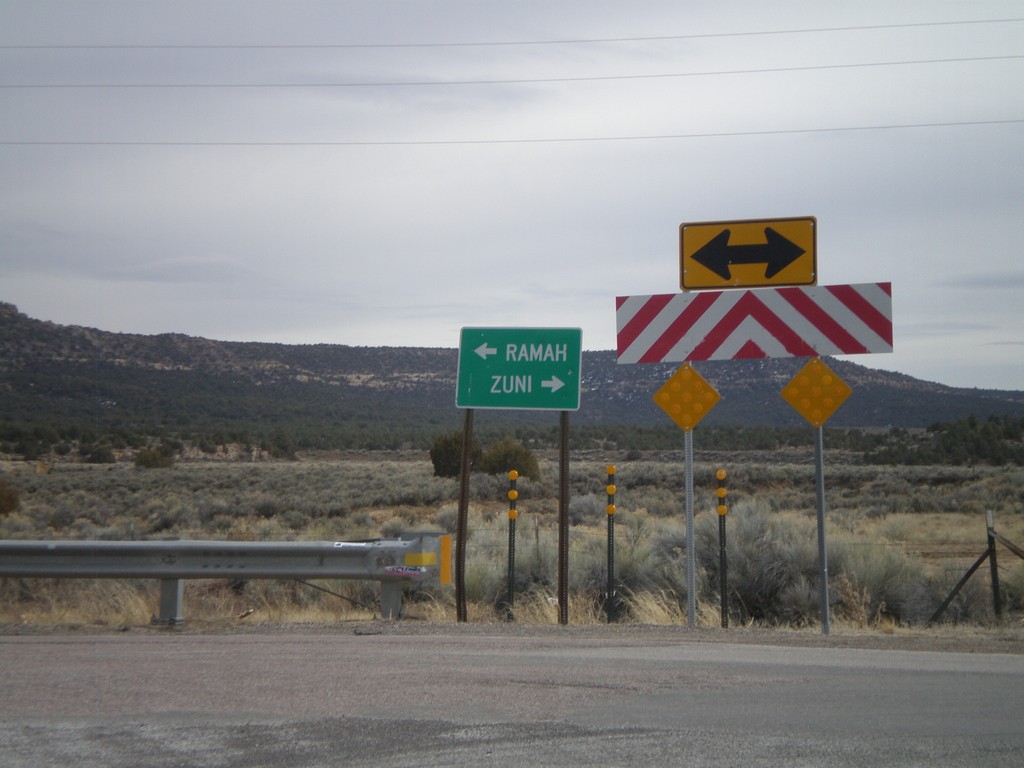 End NM-602 South at NM-53