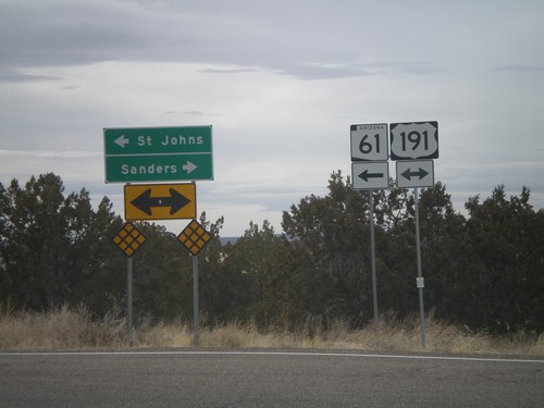 AZ-61 West at US-191