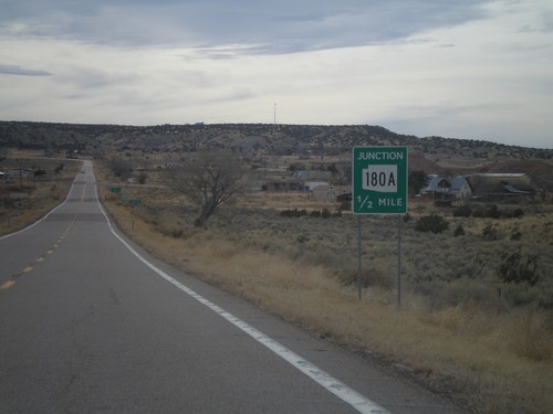 AZ-61 West Approaching AZ-180A