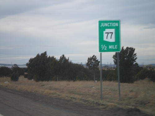 US-60 West Approaching AZ-77