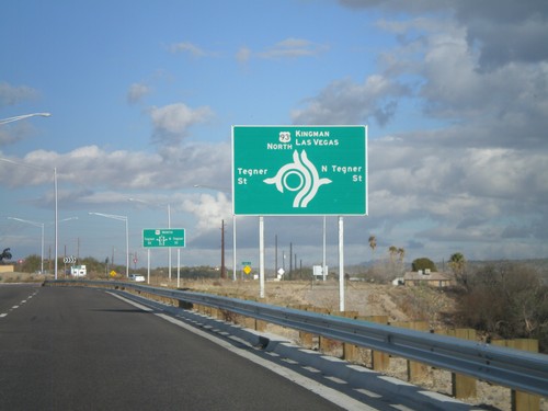 US-93 North Approaching Tegner St.