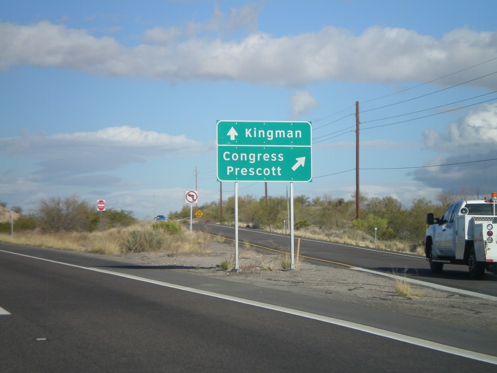 US-93 North at AZ-89 North