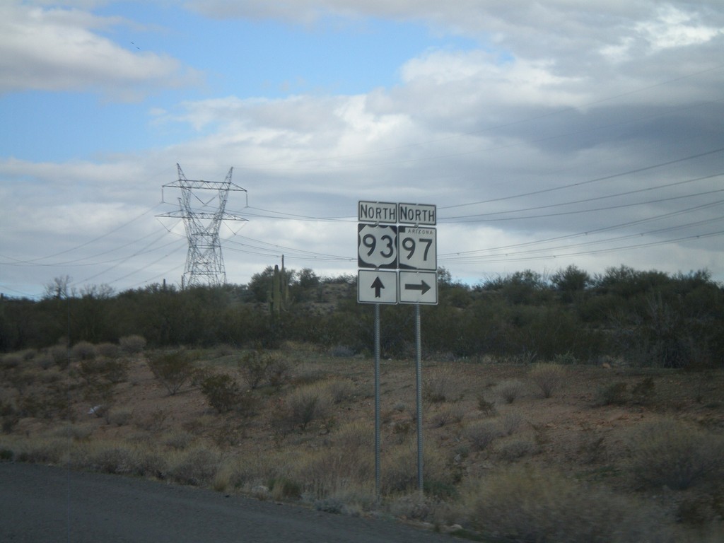 US-93 North at AZ-97 North