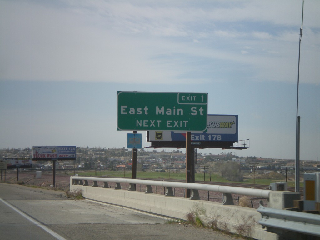 I-40 West Approaching Exit 1