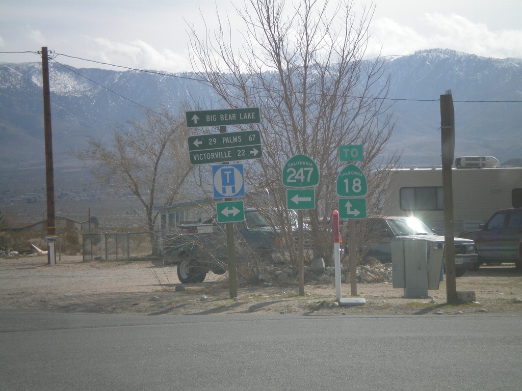 CA-247 South at CA-18