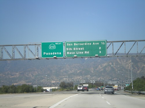 CA-210 West - Next 3 Exits