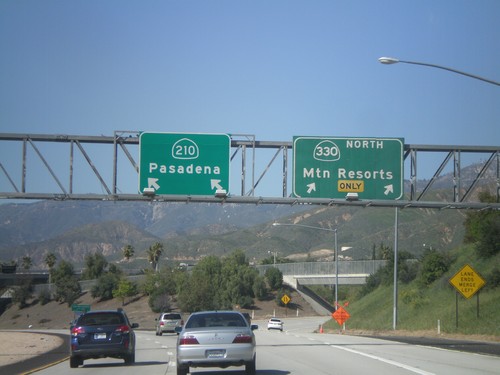 CA-210 West at Exit 81