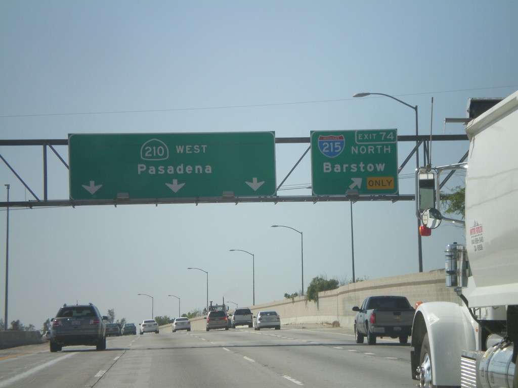 CA-210 West - Exit 74