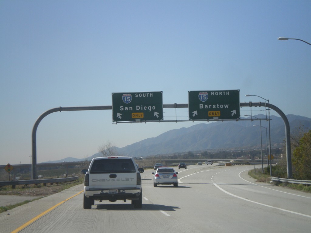 CA-210 West at I-15