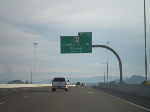 AZ-202 Loop East Approaching Exit 13