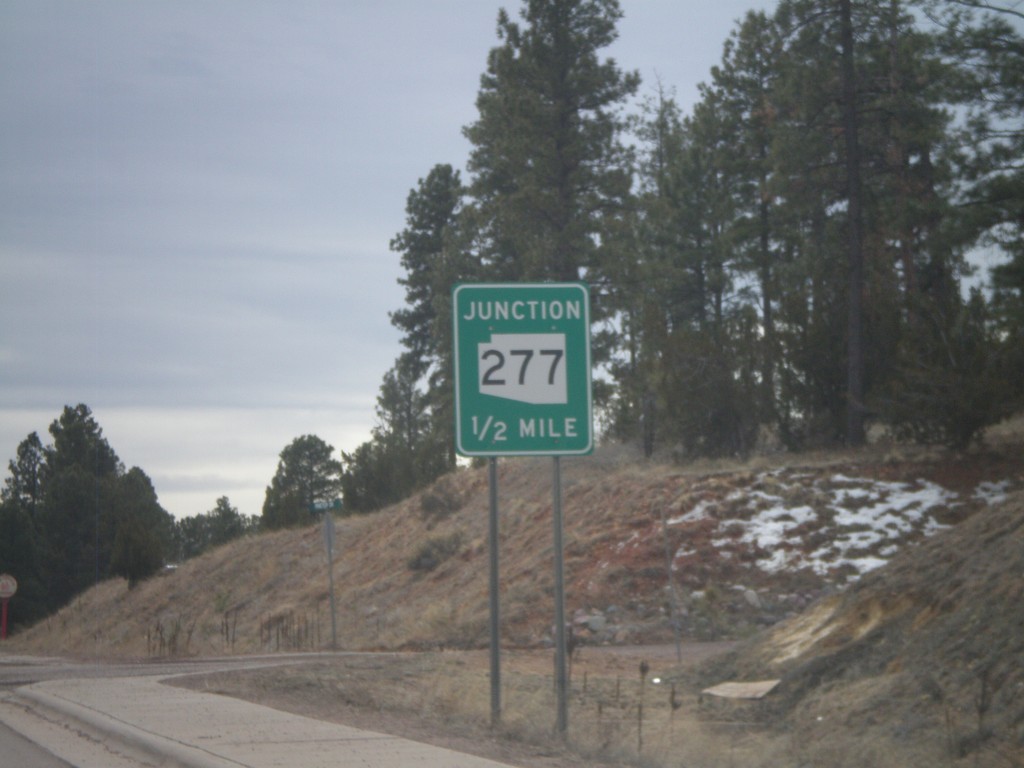 AZ-260 East Approaching AZ-277