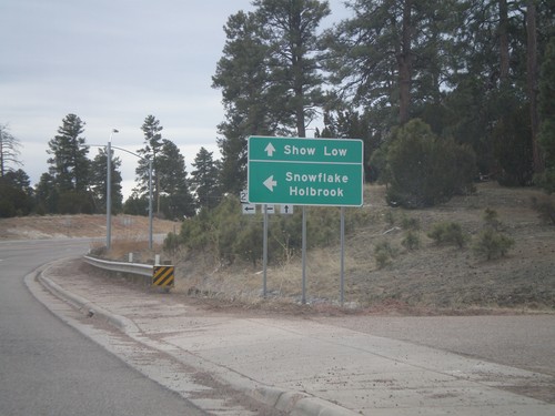 AZ-260 West at AZ-277 North