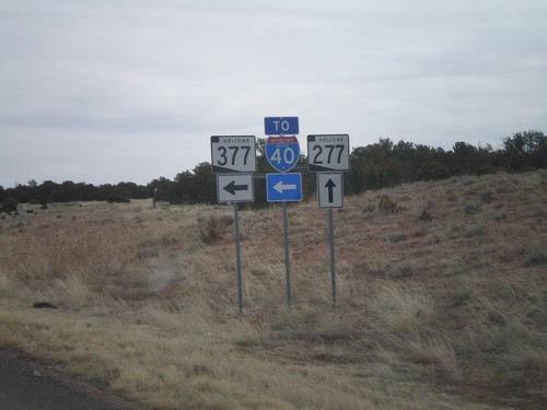 AZ-277 North at AZ-377 (To I-40)