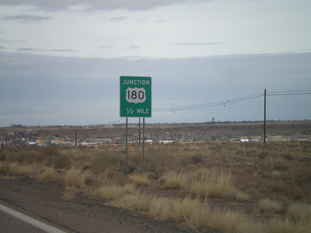 AZ-77 North Approaching US-180